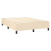 vidaXL Rám na boxspring krémový látka 140x190 cm