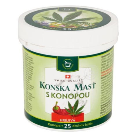 HERBAMEDICUS Konská masť s konopou hrejivá 250 ml