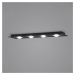 Helestra Nomi LED svetlo 75x21 cm stmieva čierna