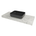 Doska pod umývadlo Naturel Dolce 123,5x8x50 cm mramor Carrara biela mat DO12050MCB