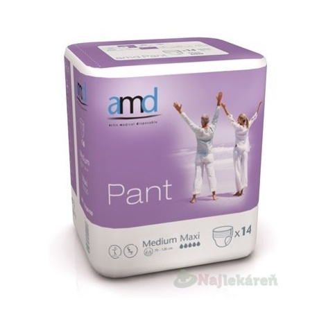 AMD Pant Maxi, inkontinenčné nohavičky (veľkosť M), 1x14 ks