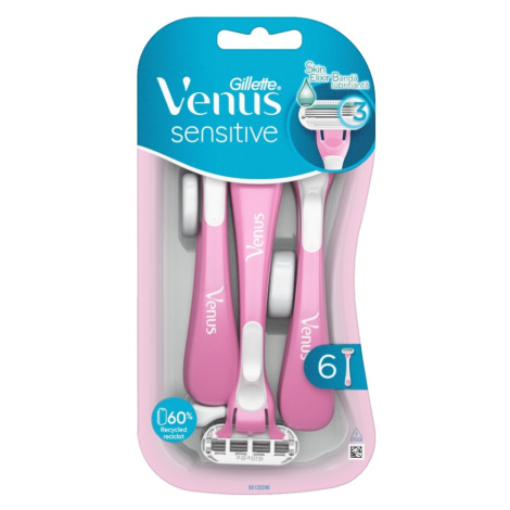 GILLETTE Venus3 Sensitive Pohotové holítka 6 kusov