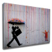 Obraz na plátne Rainbow rain WY64 70x100 cm