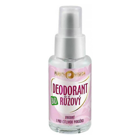 PURITY VISION Ružový dezodorant BIO 50 ml