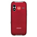 EVOLVEO EasyPhone XG, mobilný telefón pre dôchodcov s nabíjacím stojančekom (červená farba)