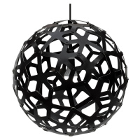 David trubridge Coral závesná lampa Ø 40 cm čierna
