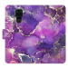 Flipové puzdro iSaprio - Purple Marble - Xiaomi Redmi Note 9