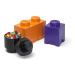 Plastové detské úložné boxy v súprave 3 ks Box - LEGO®