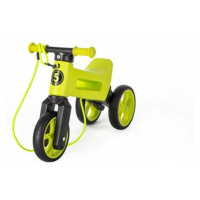 Odrážadlo FUNNY WHEELS Rider SuperŠport zelené 2v1+popruh, výška sedla 28/30cm nos. 25kg 18m+ v 