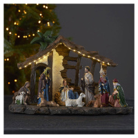 LED dekoratívne svetlo Nativity, na batérie, 37 cm