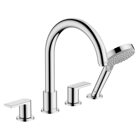 Hansgrohe Vernis Shape, batéria na okraj vane, 4-otvorová inštalácia, chrómová, HAN-71459000