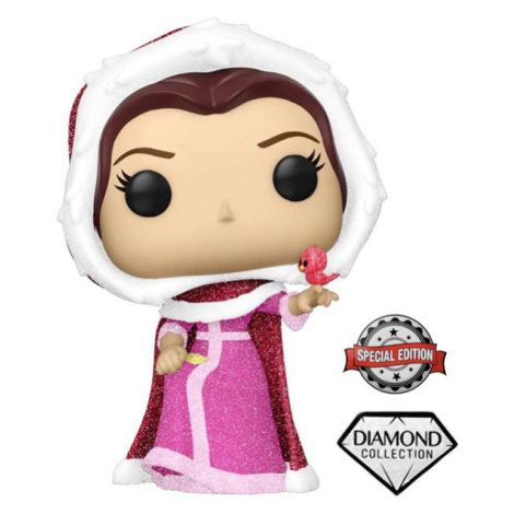 Funko POP! Beauty and The Beast: Winter Belle Diamond Collection Glitter Special Edition