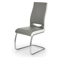 Sconto Jedálenská stolička SCK-259 sivá/biela