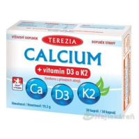 TEREZIA CALCIUM + vitamín D3 a K2, 30 ks