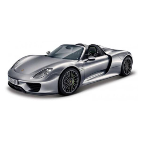 Bburago 1:24 Plus Porsche 918 Spyder Metallic Grey