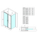 GELCO - SIGMA SIMPLY sprchové dvere posuvné 1300, číre sklo GS1113