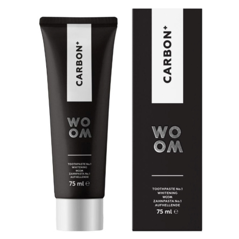 Zubná pasta silne bieliaca CARBON+ WOOM 75ml