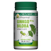 BIO PHARMA Ginkgo Biloba extrakt 40 mg 90+90 tabliet