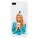 Odolné silikónové puzdro iSaprio - Coffe Now - Redhead - iPhone 8 Plus