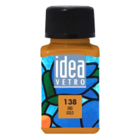 MAIMERI IDEA VETRO - Farby na sklo 138 - gold, 60 ml