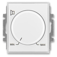 Ovládac hlasitosti (SS) biela/biela ladová Element/Time (ABB)