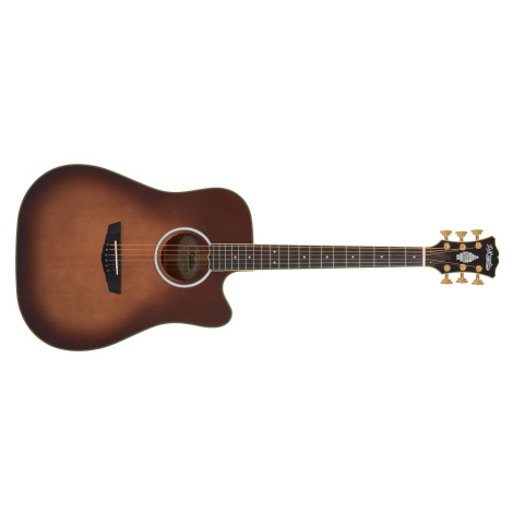D'Angelico Bowery Dreadnought CE Autumn Burst