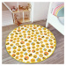 Žltý detský koberec ø 100 cm Comfort – Mila Home