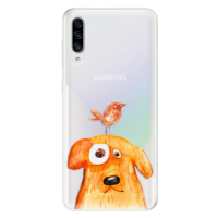 Odolné silikónové puzdro iSaprio - Dog And Bird - Samsung Galaxy A30s