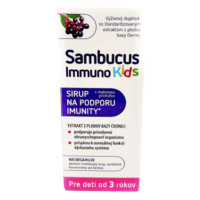 SAMBUCUS Immuno kids sirup malinová príchuť 120 ml