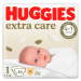 HUGGIES® Extra Care Plienky jednorázové 1 (2-5 kg) 84 ks