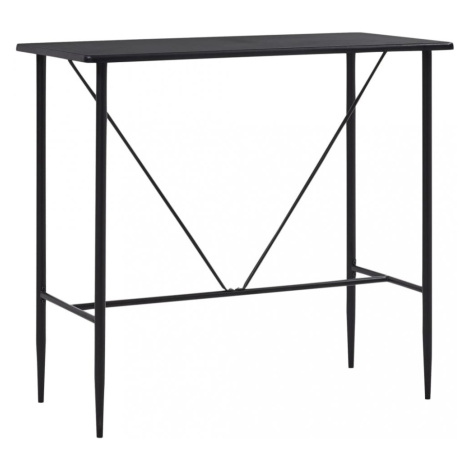 Barový stôl 120x60 cm Dekorhome Čierna,Barový stôl 120x60 cm Dekorhome Čierna vidaXL