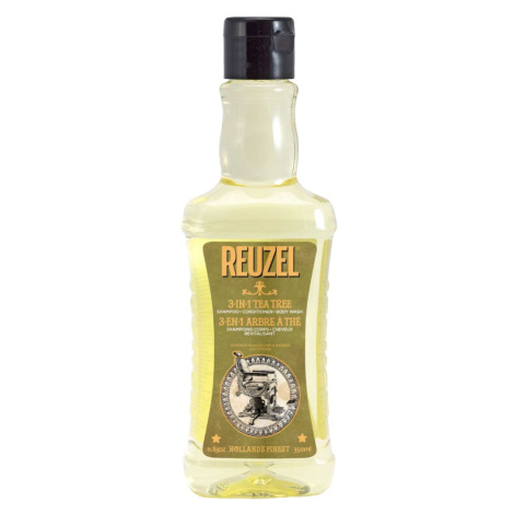 REUZEL 3-in-1 Tea Tree Shampoo - šampón 3v1 s čajovníkom 350 ml