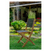 Drevené záhradné stoličky v prírodnej farbe v súprave 2 ks Navy – Ezeis