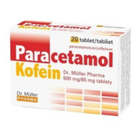 DR. MÜLLER PHARMA Paracetamol Kofein 500 mg/65 mg 20 tabliet