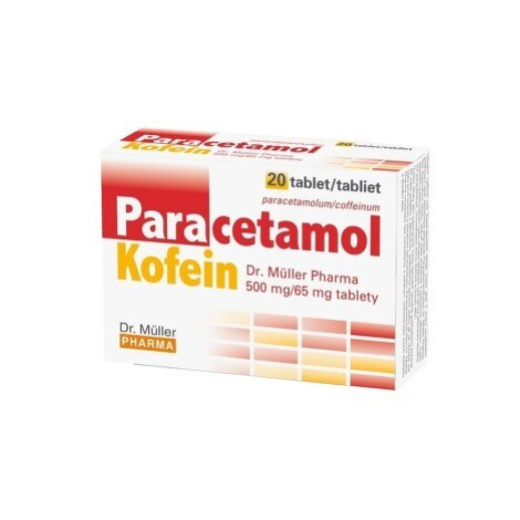 DR. MÜLLER PHARMA Paracetamol Kofein 500 mg/65 mg 20 tabliet