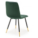 Designová stolička Nypo tmavo zelená