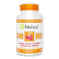 BIOHEAL acerola, vitamín C 1100 mg + vitamín D3 2200 105 tabliet