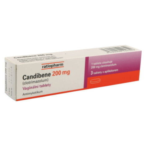 CANDIBENE 200 mg 3 vaginálne tablety