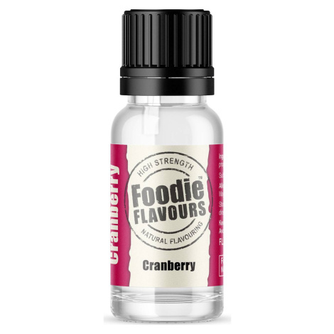 Prírodná koncentrovaná vôňa 15ml brusnice - Foodie Flavours - Foodie Flavours