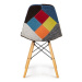 Sada 4 patchworkových stoličiek ModernHome