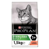 Proplan MO Cat Sterilised losos - granule pre kastrované mačky 1,5kg