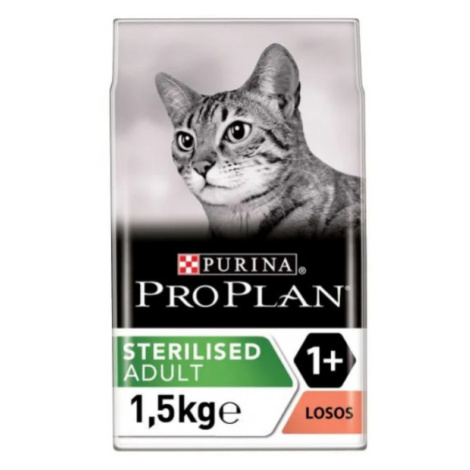 Proplan MO Cat Sterilised losos - granule pre kastrované mačky 1,5kg Purina