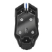 Defender Myš Halo Z GM-430L, 3200DPI, optická, 7tl., drátová USB, černá, herní, podsvícená