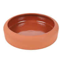 Trixie Bowl with rounded rim, ceramic, 125 ml/ř 10 cm, terracotta