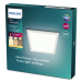 Dotykový LED panel Philips 32,8 x 32,8 cm biely 2 700 K