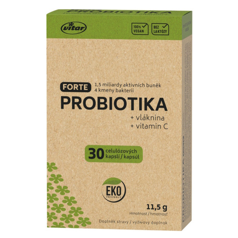 VITAR EKO Probiotika forte 30 kapsúl Vitar Veteriane