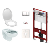 Cenovo zvýhodnený závesný WC set TECE do ľahkých stien / predstenová montáž + WC S-Line S-line P