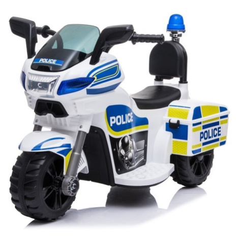 mamido Policajná motorka pre deti biela