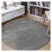 DY Sivý okrúhly koberec Lora Rozmer: 160x160 cm