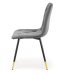 HALMAR K438 jedálenská stolička sivá / čierna